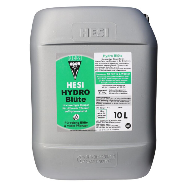 Hesi Hydro Blüte 10 Liter
