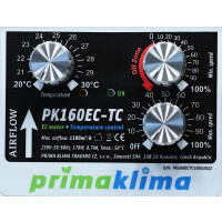 Prima Klima PK160EC-TC 1180m³/h, Ø160mm klimageregelt
