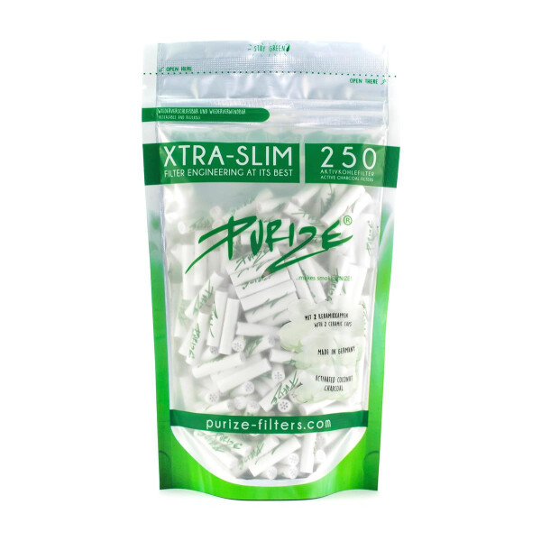 Purize XTRA Slim Size Aktivkohlefilter 250 Stk.
