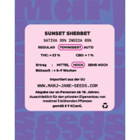 Marj Jane Sunset Sherbet Fem. 3St.